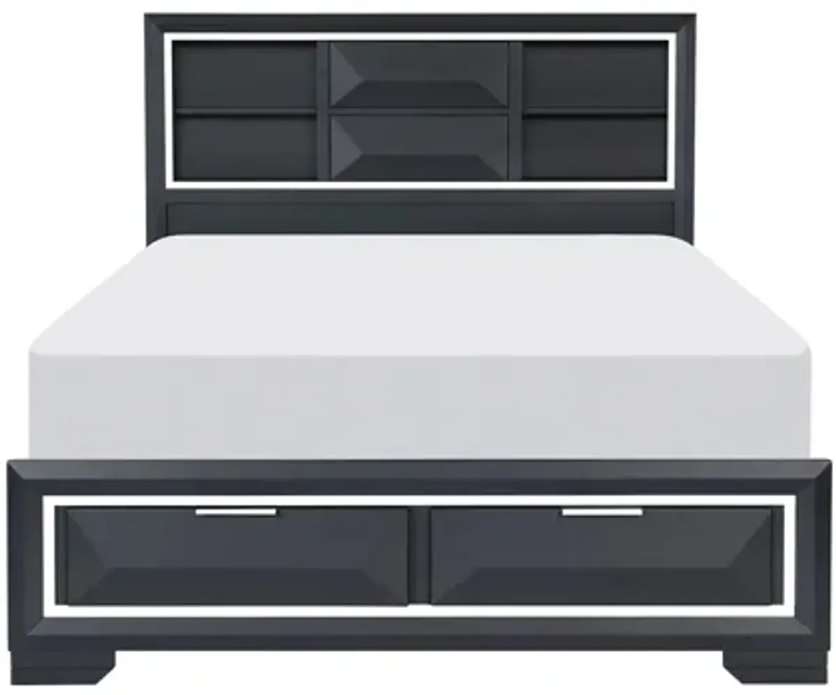 Jocelyn Platform Storage Bed