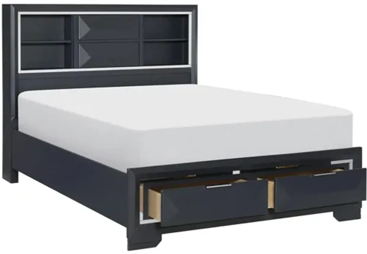 Jocelyn Platform Storage Bed