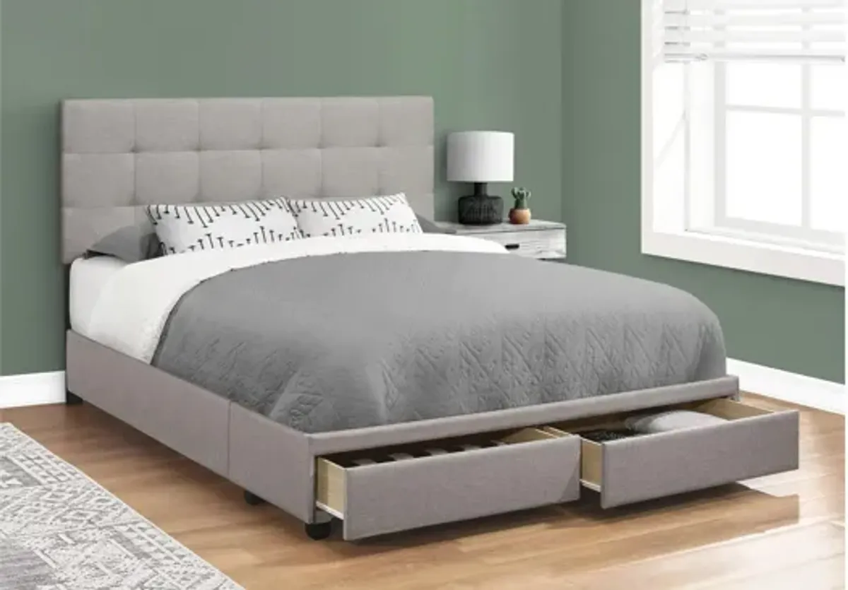 Clint Upholstered Platform Storage Bed