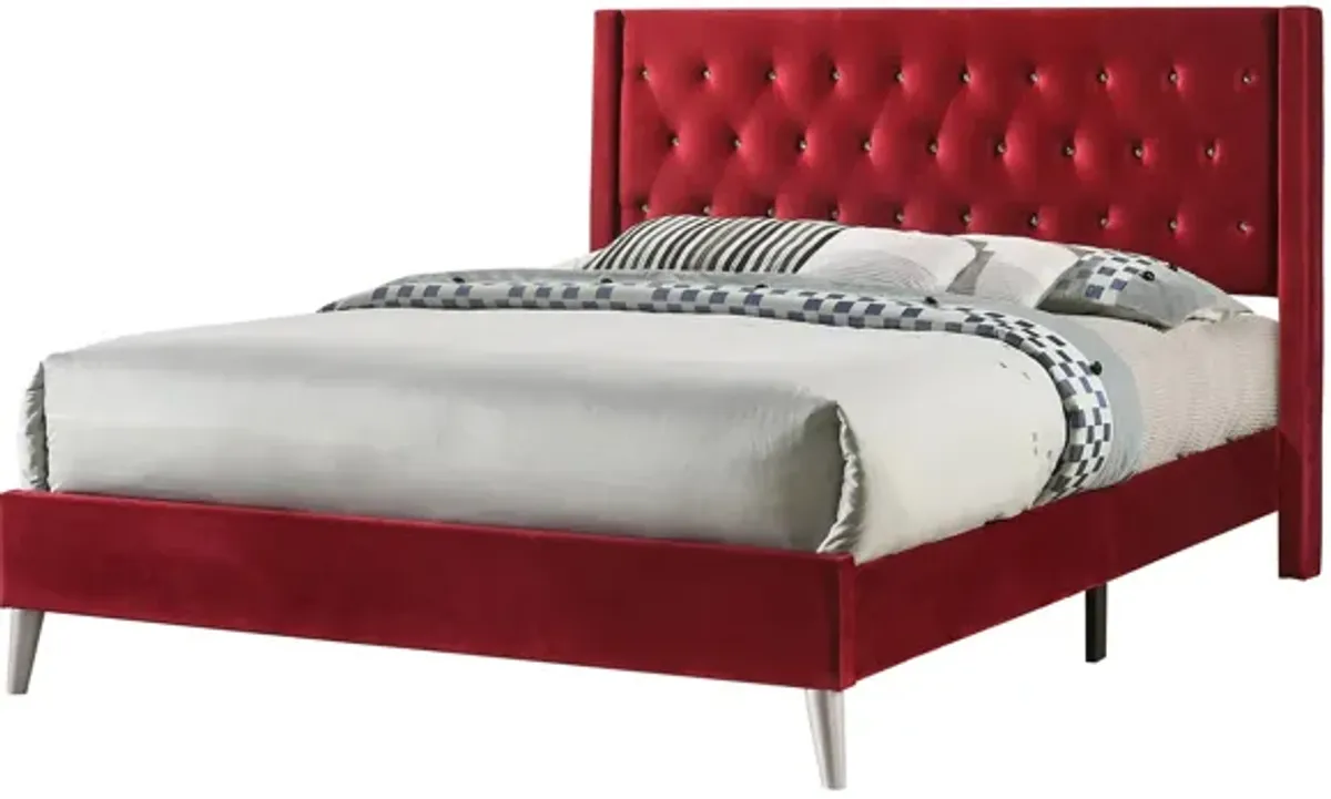 Bergen Upholstered Panel Bed