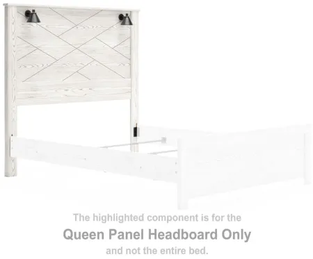 Gerridan Queen Panel Headboard in White by Ashley Furniture