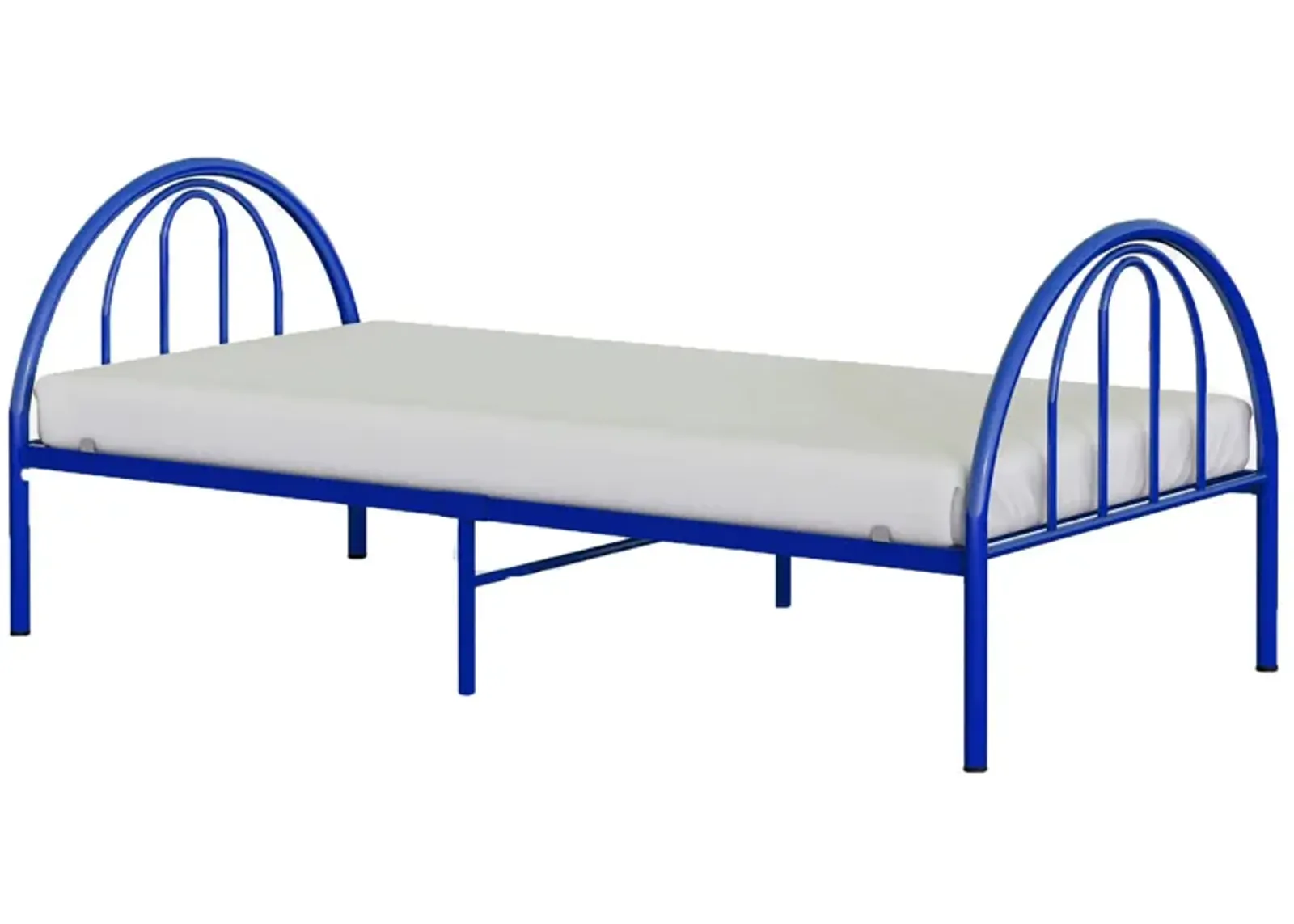 Brooklyn Metal Twin Bed in Blue by BK Furniture