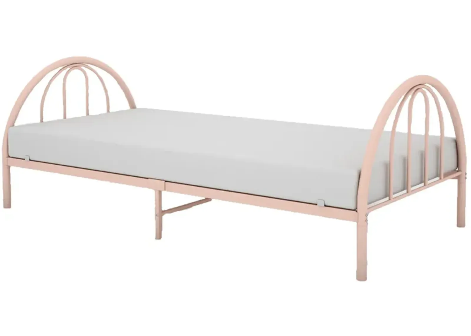 Brooklyn Metal Twin Bed in Clay by BK Furniture