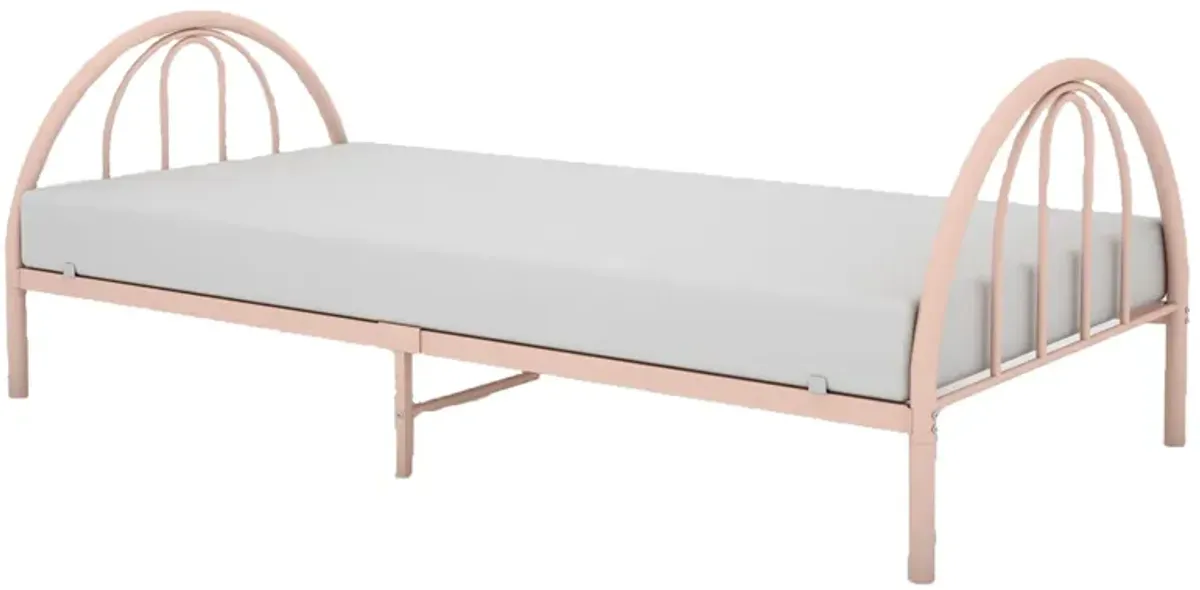 Brooklyn Metal Twin Bed in Clay by BK Furniture