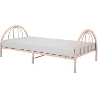 Brooklyn Metal Twin Bed in Clay by BK Furniture