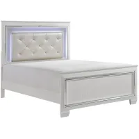 Brambley Bed w/LED Lights in White by Homelegance
