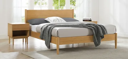 Eco Ridge Ria Platform Bed in Caramelized by Greenington
