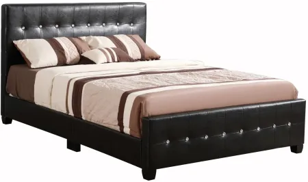 Diamond Queen Bed in Black by Glory Furniture