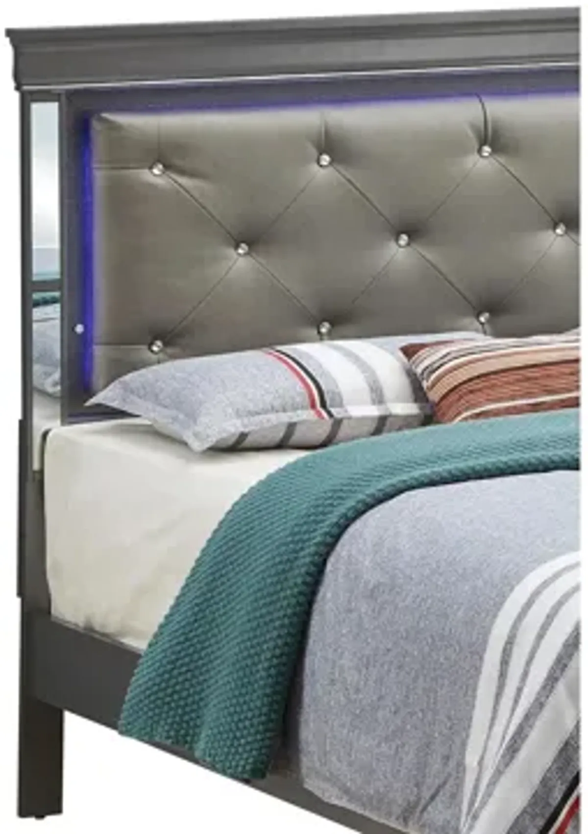 Verona Queen Bed w/ LED Lighting