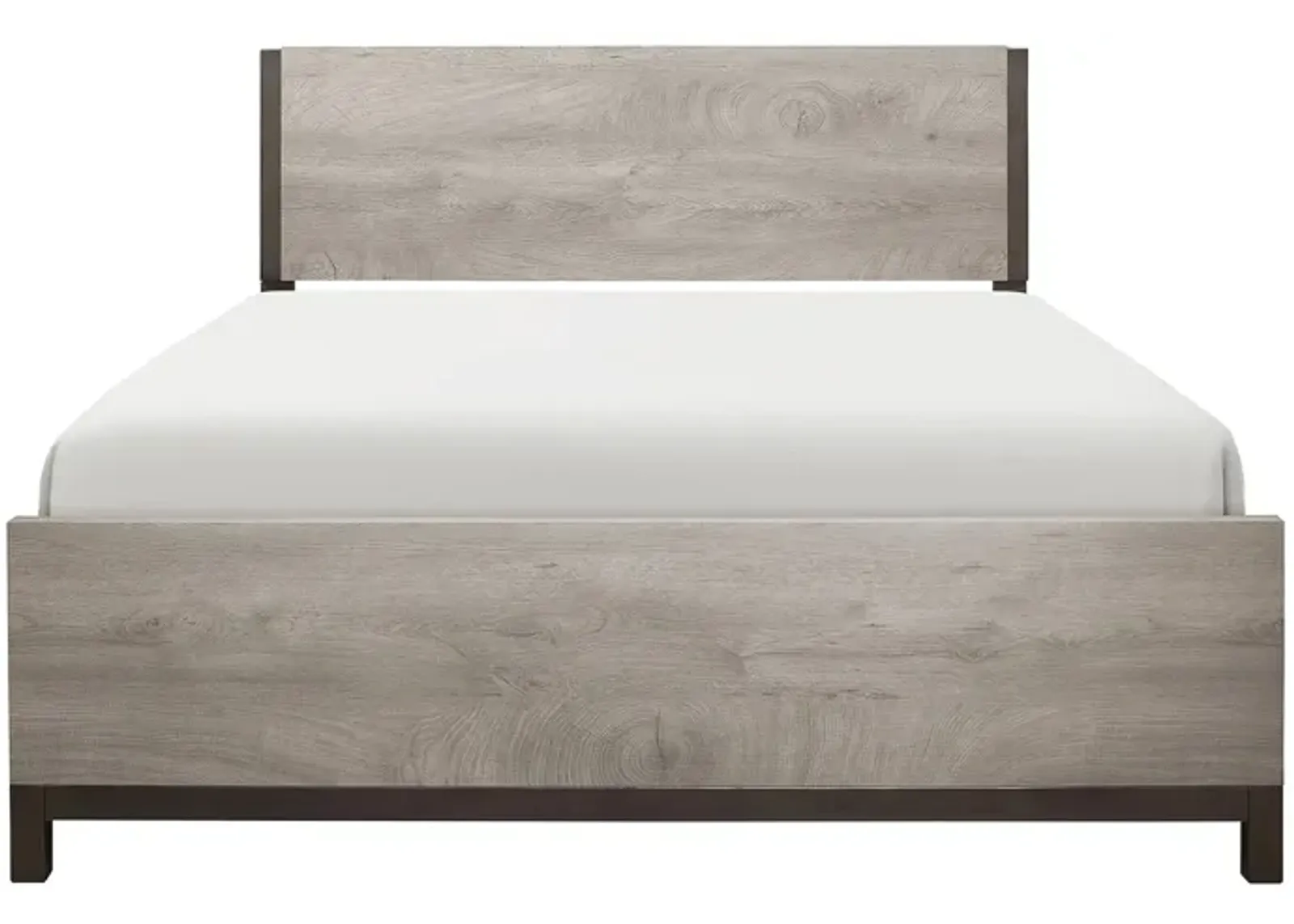 Frado Bed in 2-Tone Finish: Light Gray and Gray by Homelegance