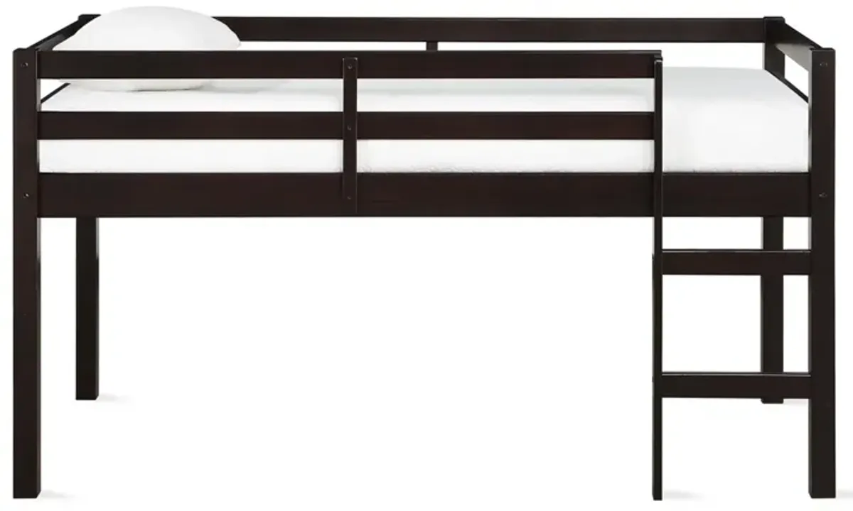 Ashe Junior Wooden Bed in Espresso by DOREL HOME FURNISHINGS