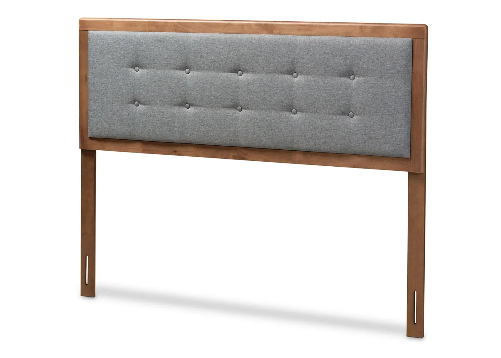 Sarine Mid-Century Queen Size Headboard in Walnut by Wholesale Interiors