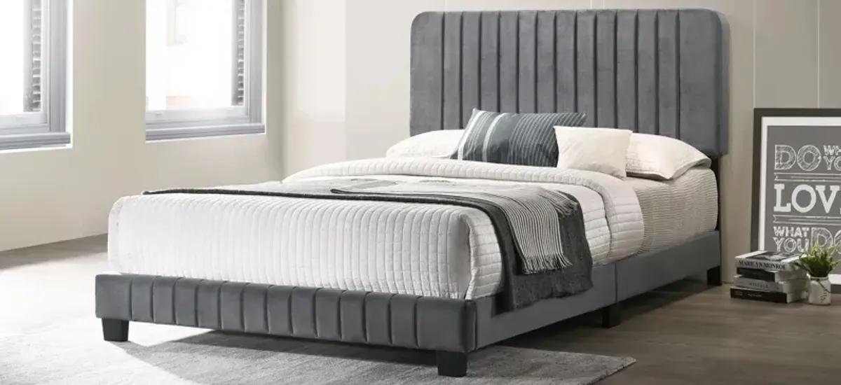 Lodi Upholstered Panel Bed