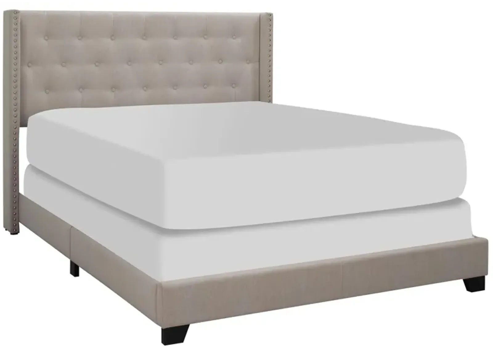 Skylar Bed in Linen by Hillsdale Furniture