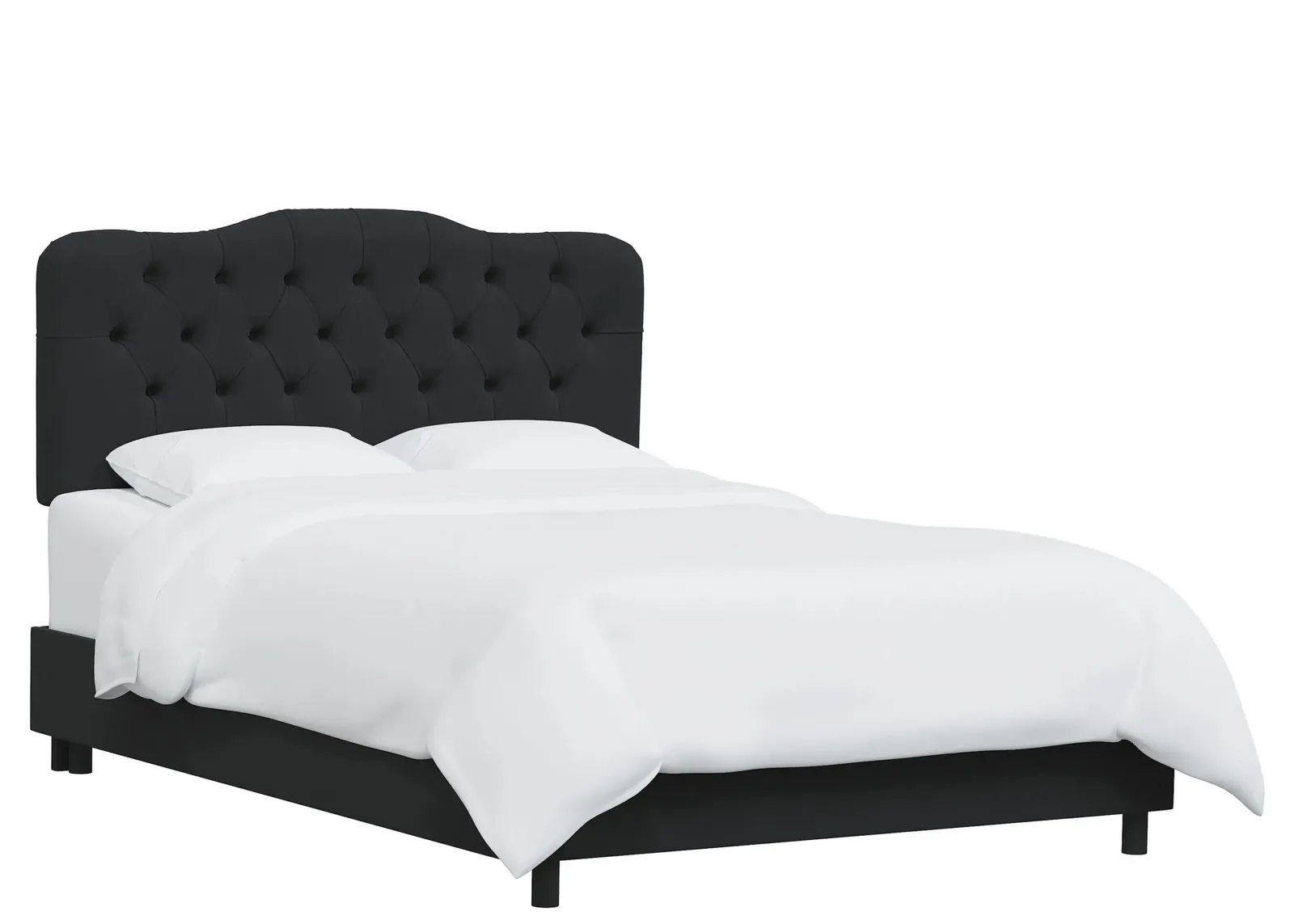 Argona Bed in Velvet Black by Skyline