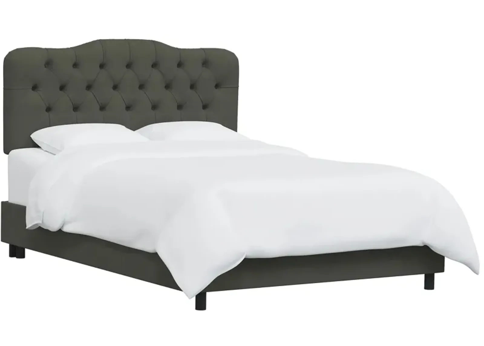 Argona Bed in Velvet Pewter by Skyline