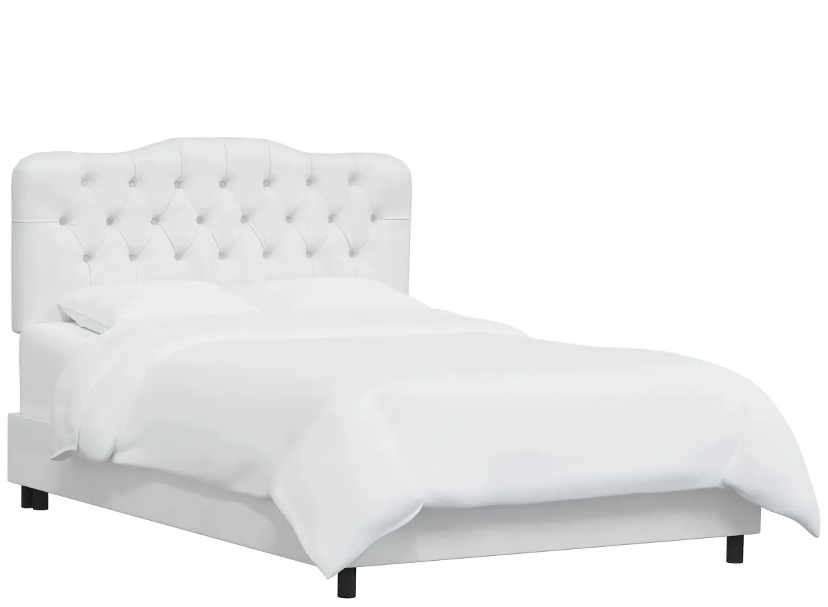 Argona Bed in Velvet White by Skyline