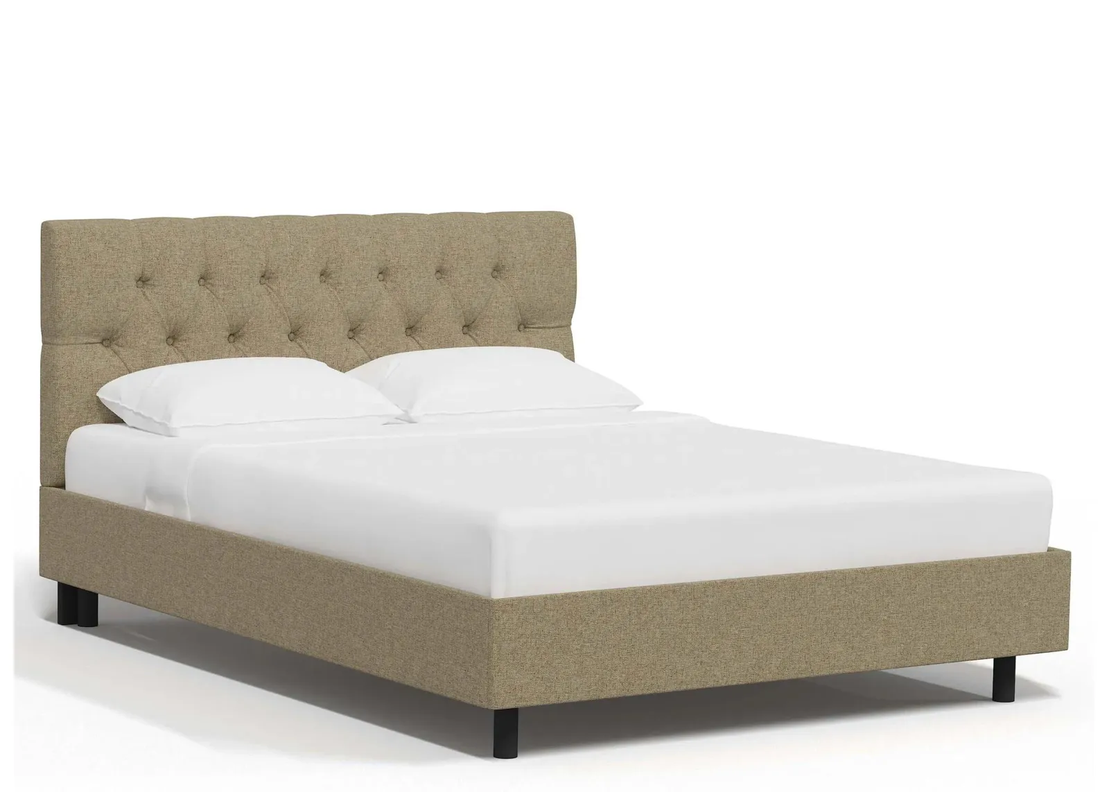 Blanchard Platform Bed in Zuma Linen by Skyline