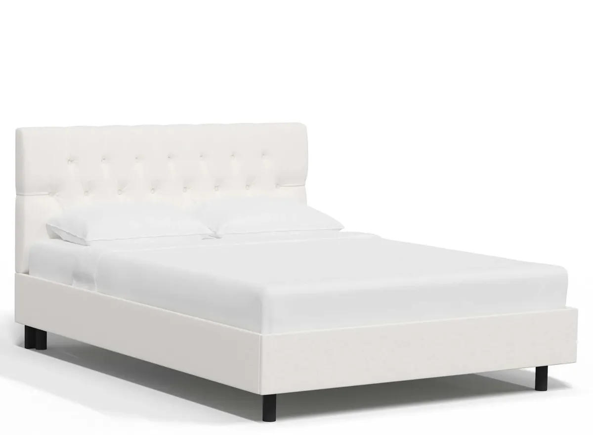 Blanchard Platform Bed in Zuma White by Skyline