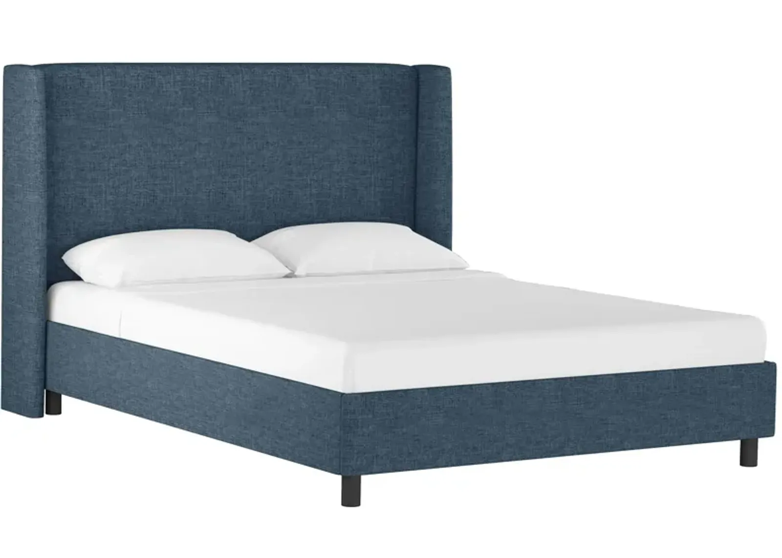 Ellison Platform Bed in Zuma Navy by Skyline