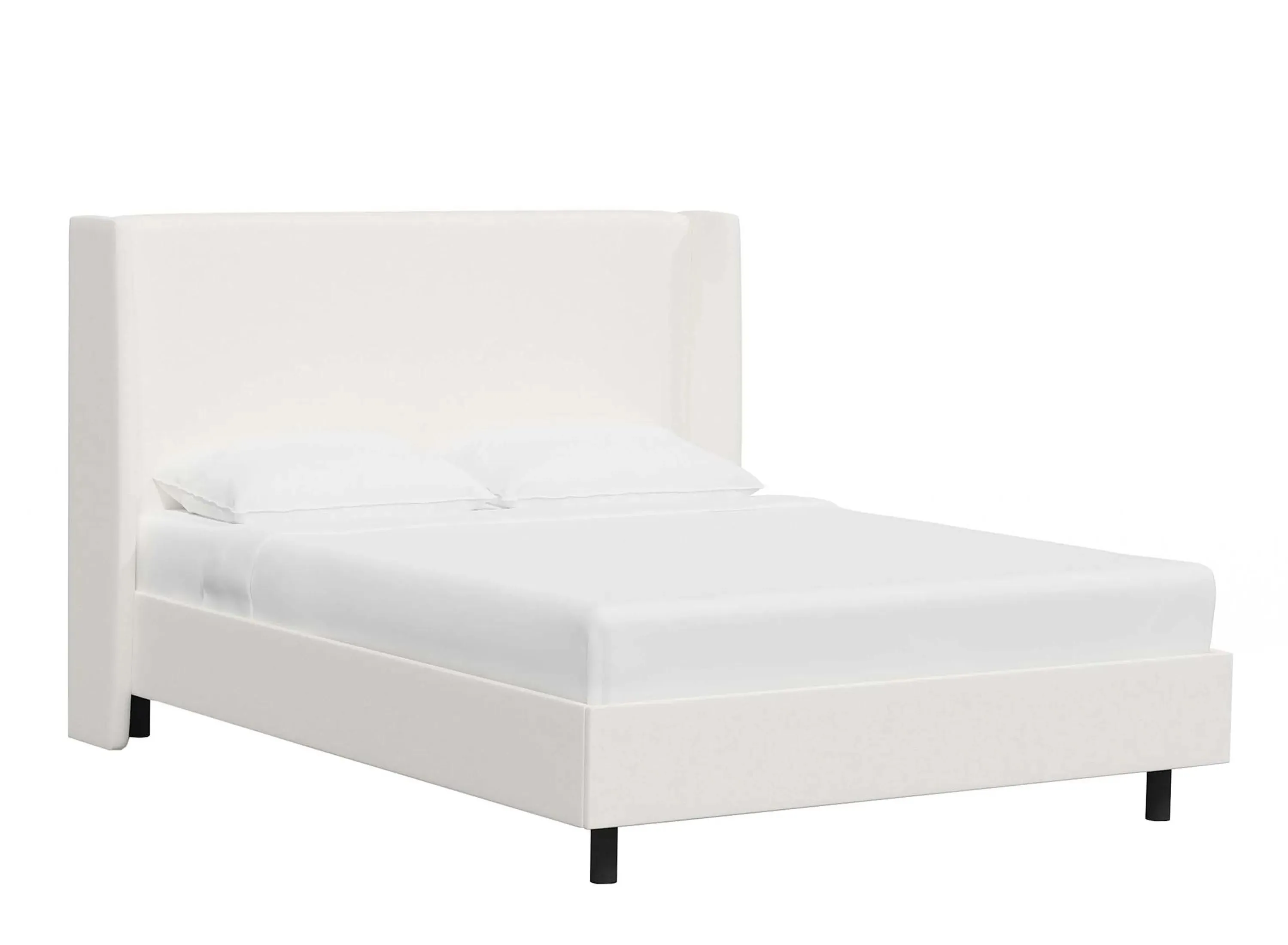 Ellison Platform Bed in Zuma White by Skyline