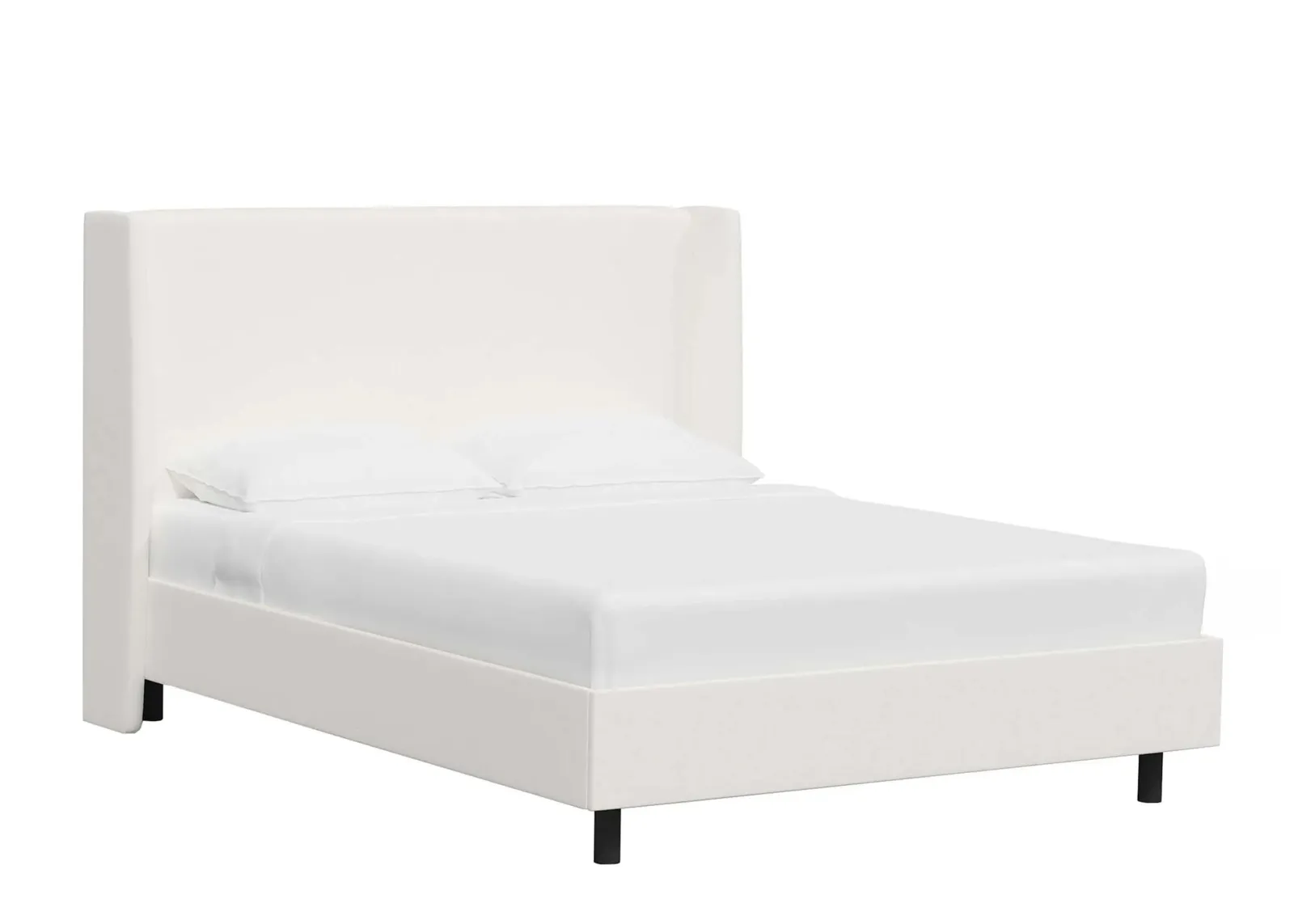 Ellison Platform Bed in Zuma White by Skyline