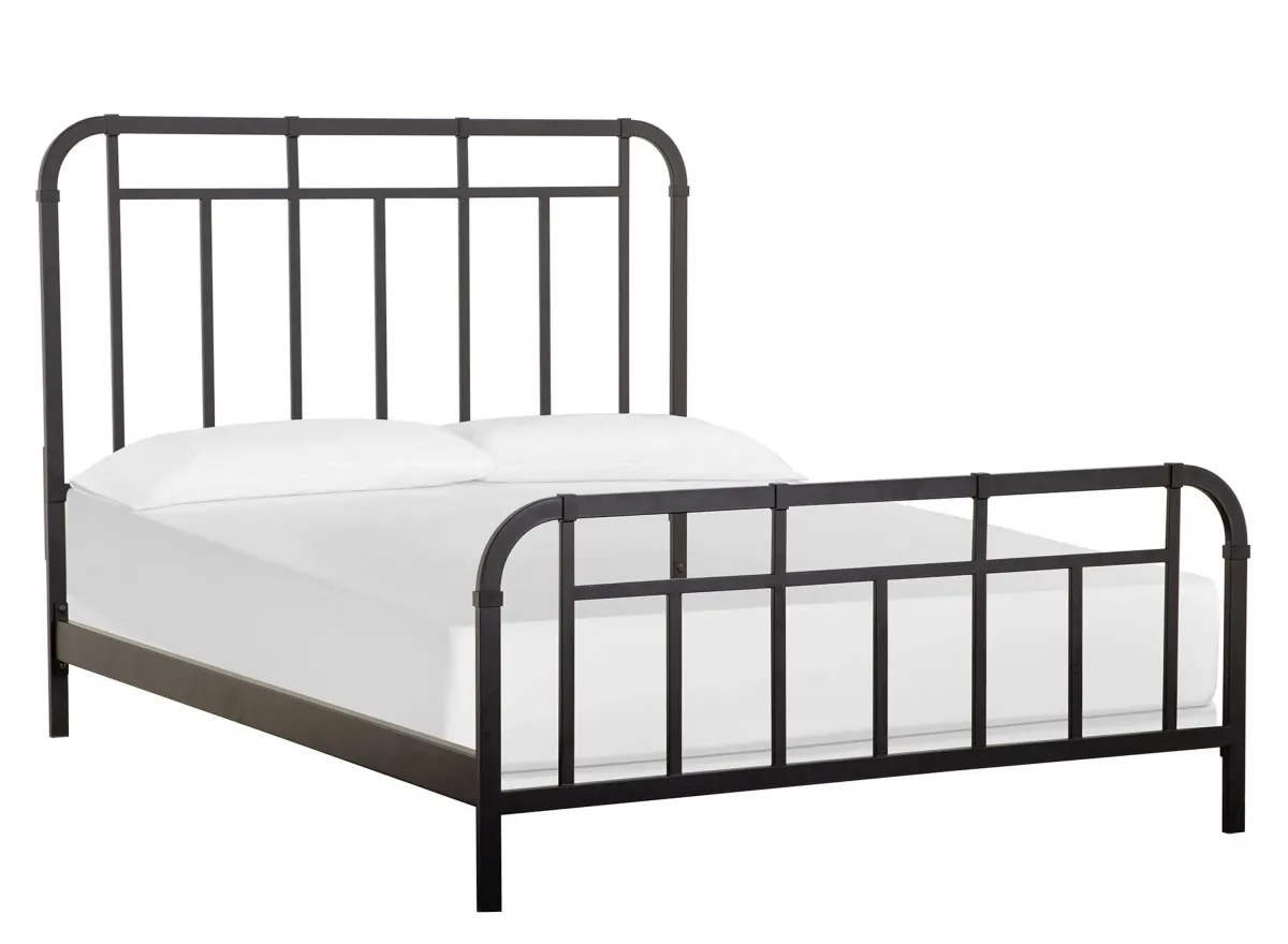 Harper Springs Metal Bed in Black by Magnussen Home