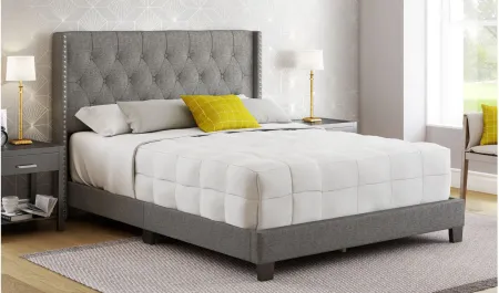 Madeira Fabric Platform Bed in Gray by Boyd Flotation