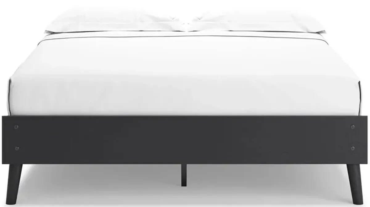 Charlang Platform Bed in Black by Ashley Express