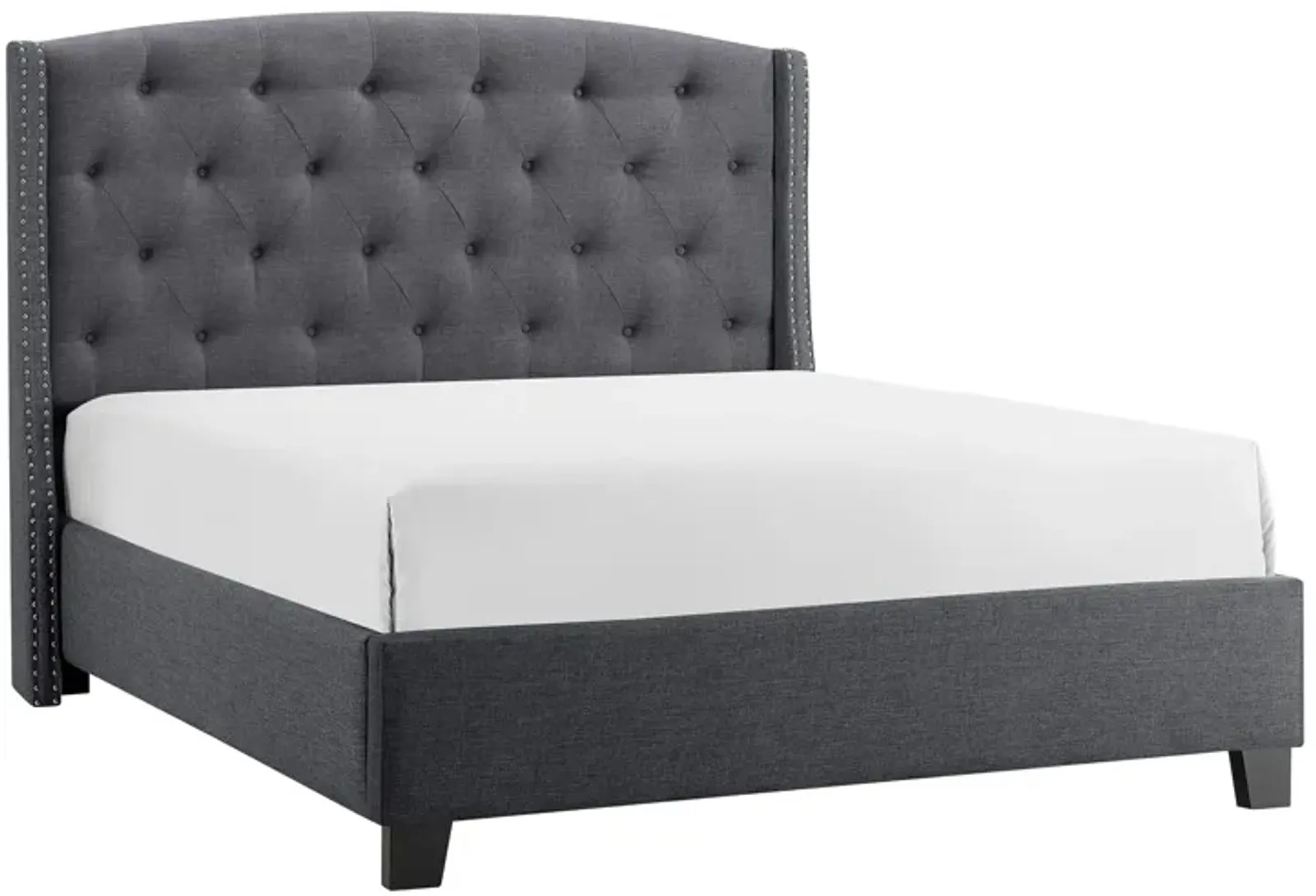 Eva Tufted Upholstered Bed