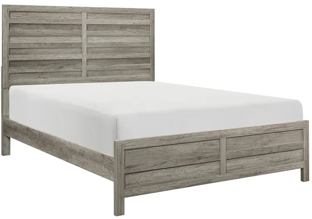 Terrace Panel Bed in Gray by Homelegance