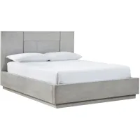 Destination Panel Bed in Cotton Gray by Bellanest
