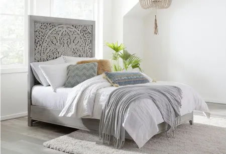 Boho Chic Bed in Washed White by Bellanest