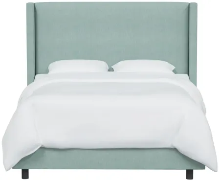 Hayley Wingback Bed in Milsap Dew by Skyline