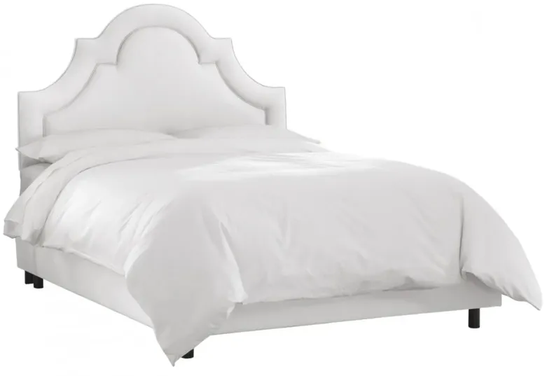 Plumley Bed in Twill White by Skyline
