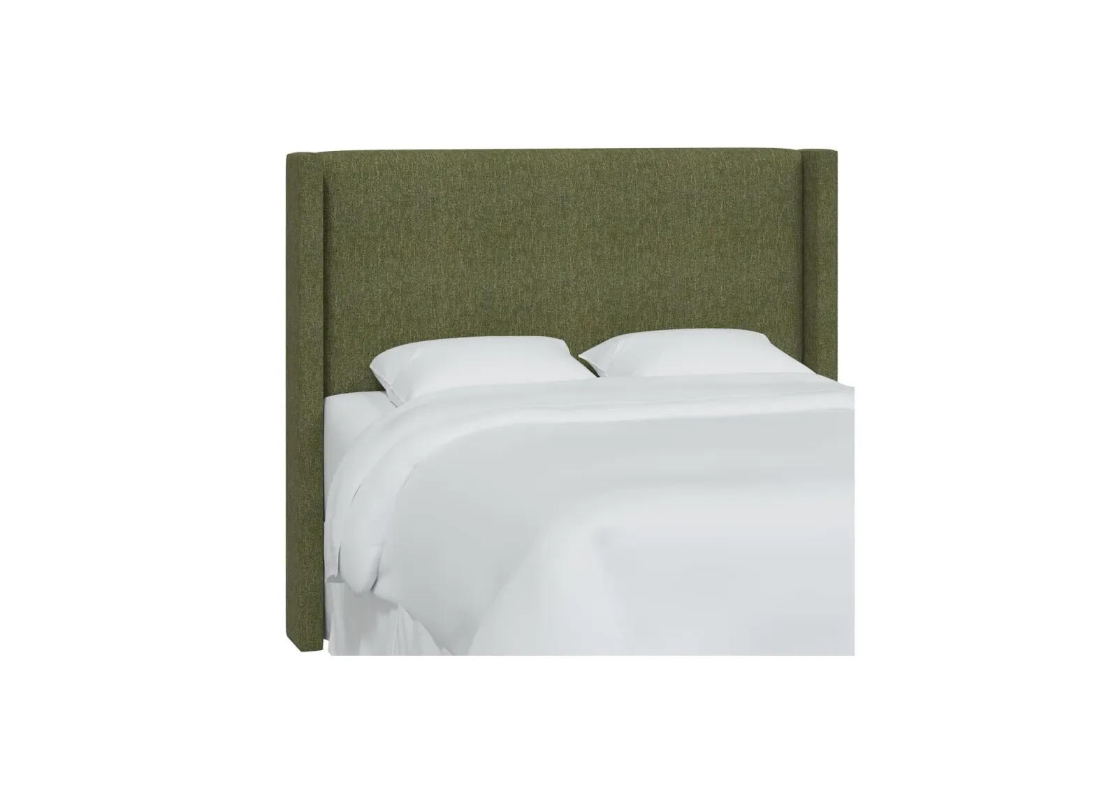 Hayley Wingback Headboard in Milsap Spring by Skyline