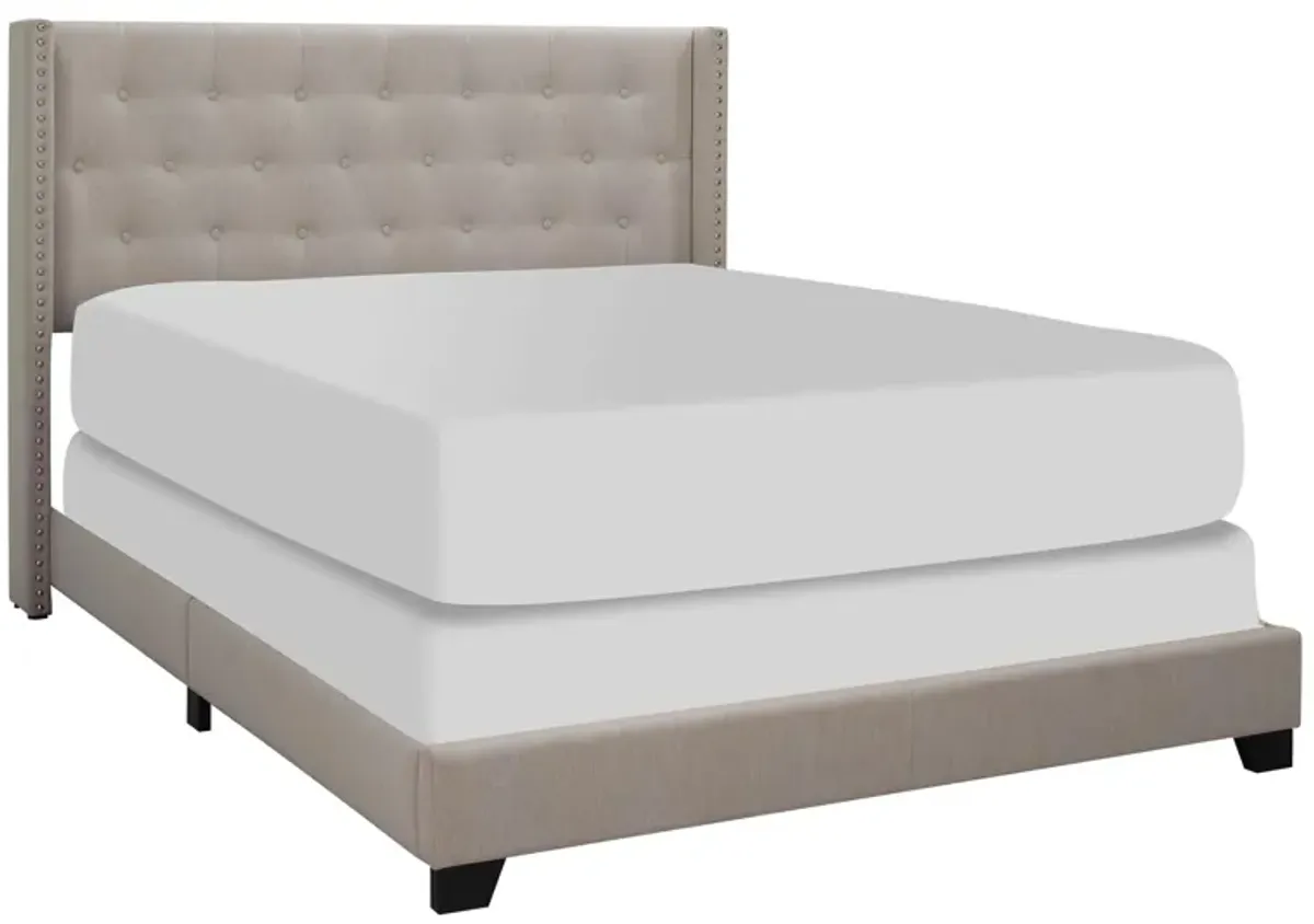 Skylar Bed in Linen by Hillsdale Furniture