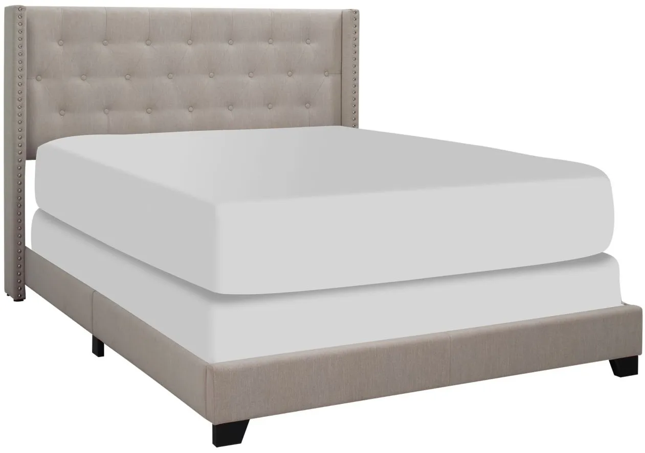 Skylar Bed in Linen by Hillsdale Furniture