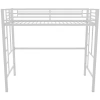 Brittain Twin Metal Bed in White by DOREL HOME FURNISHINGS