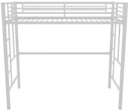 Brittain Twin Metal Bed in White by DOREL HOME FURNISHINGS