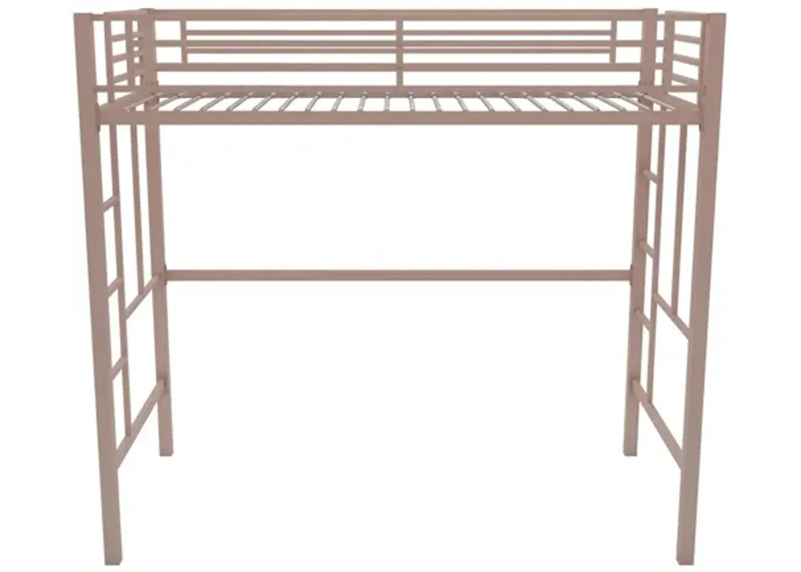 Brittain Twin Metal Bed in Pink by DOREL HOME FURNISHINGS