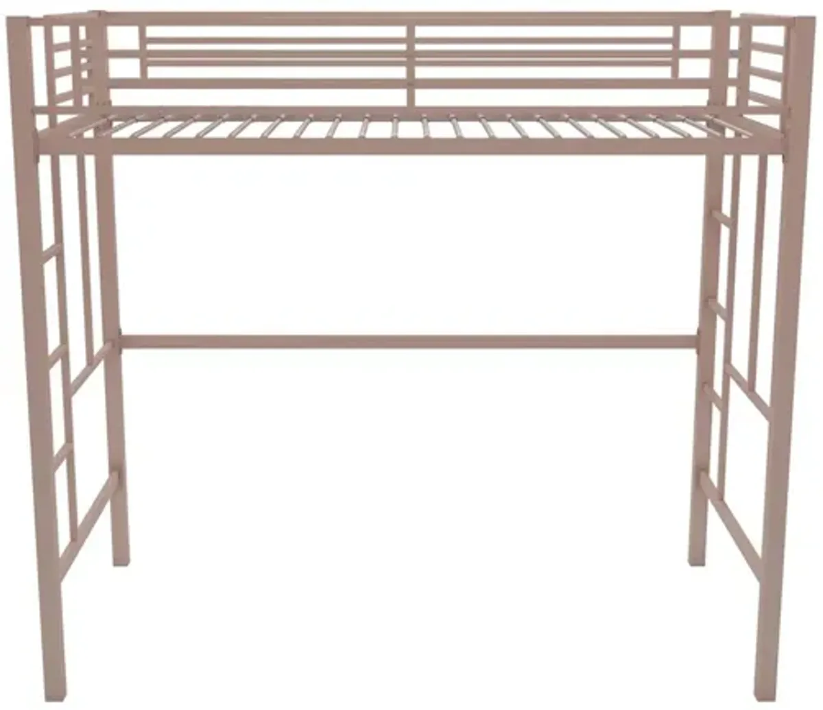 Brittain Twin Metal Bed in Pink by DOREL HOME FURNISHINGS