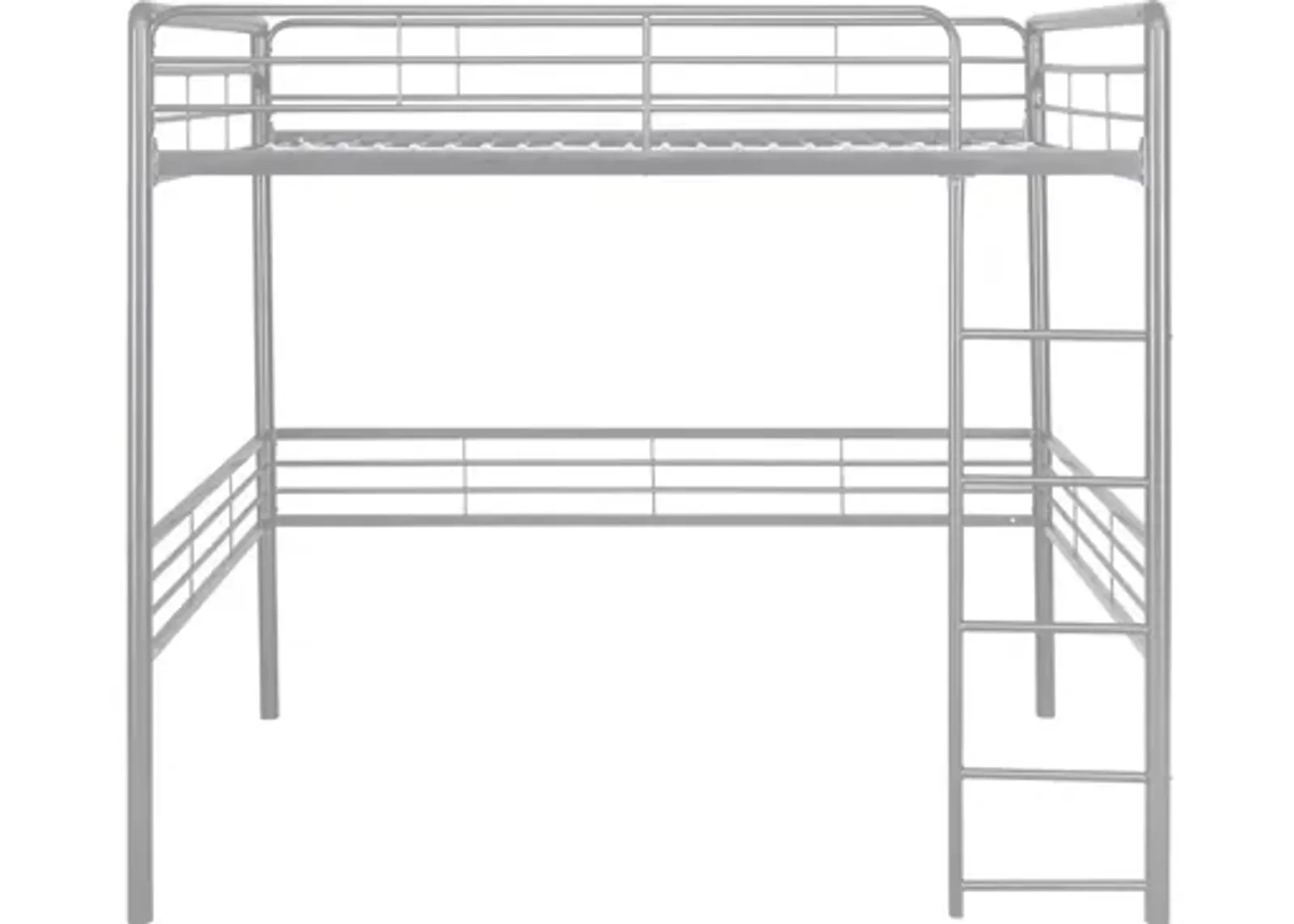 Tommy Full Metal Bed in Silver by DOREL HOME FURNISHINGS