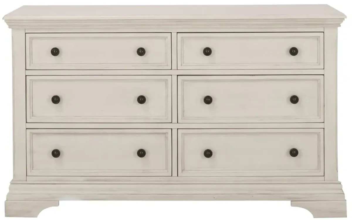 Bella Dresser in Brushed White by Westwood Design