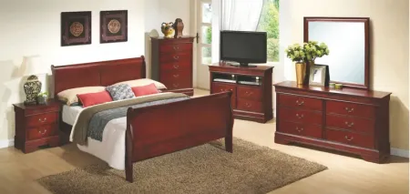 Rossie Bedroom Dresser in Cherry by Glory Furniture