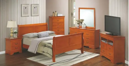 Rossie Bedroom Dresser in Oak by Glory Furniture