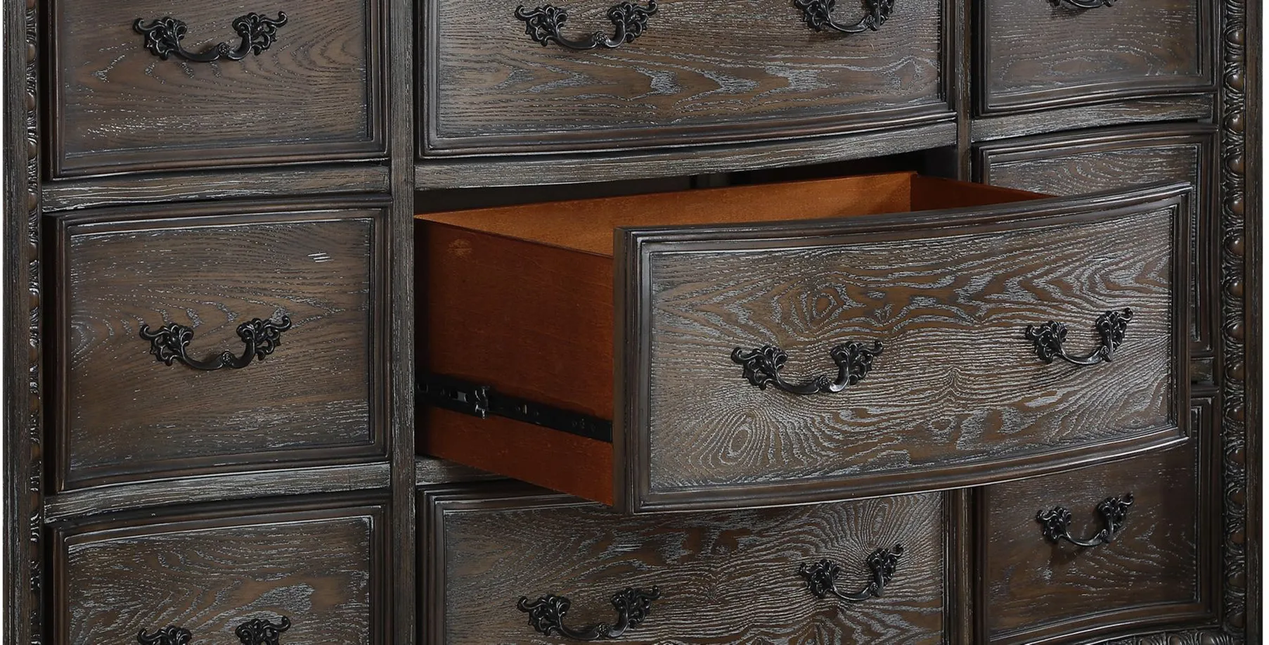 Sheffield Bedroom Dresser in Antique Grey by Crown Mark
