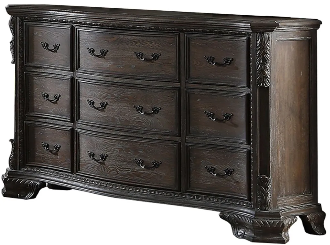 Sheffield Bedroom Dresser in Antique Grey by Crown Mark