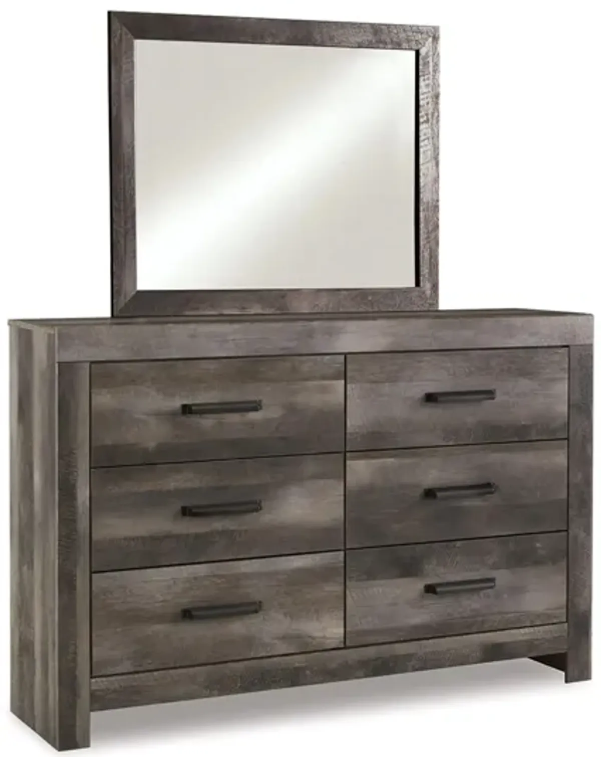 Wynnlow Dresser and Mirror in Gray by Ashley Furniture