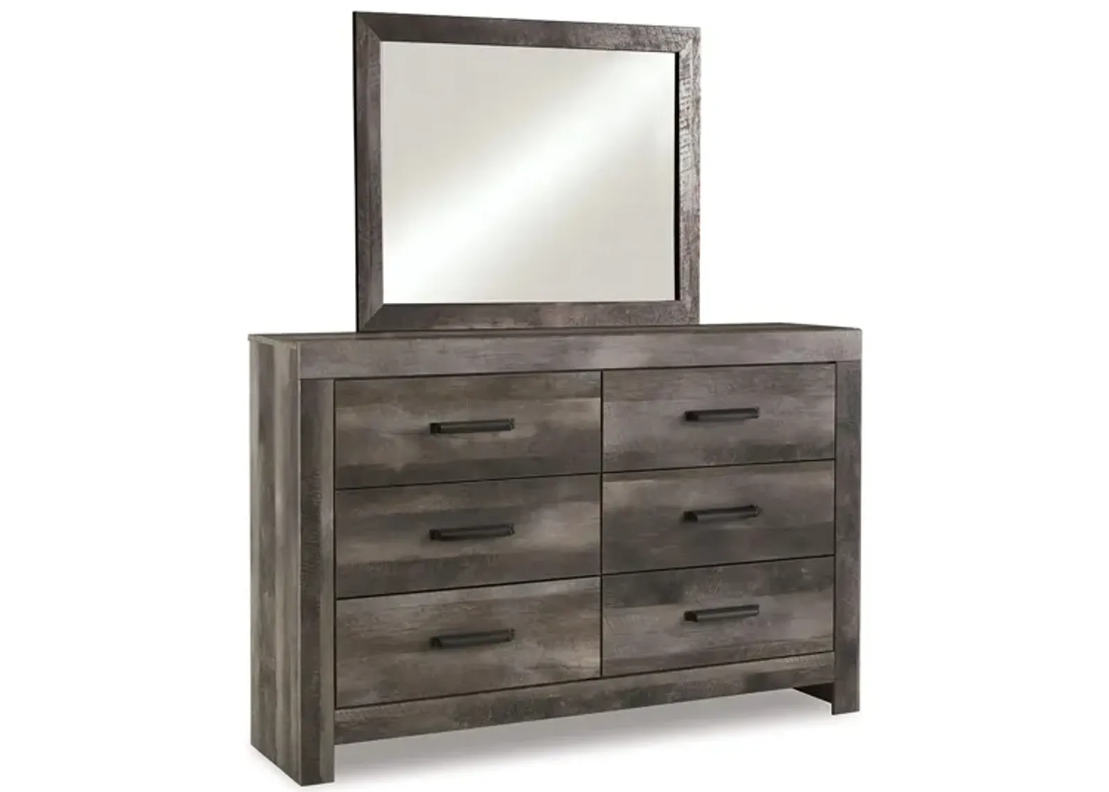 Wynnlow Dresser and Mirror in Gray by Ashley Furniture